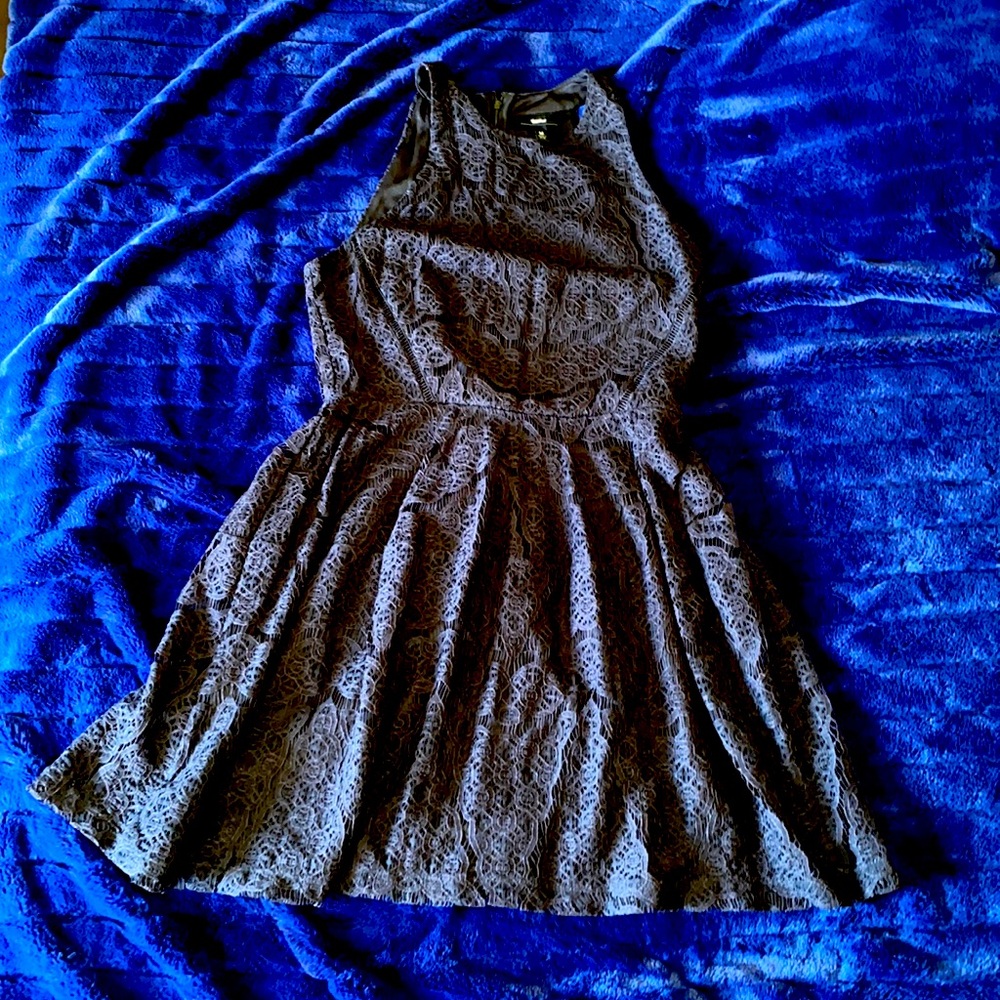 MOSSIMO. BLACK LACEY DRESSY SLEEVELESS SUNDRESS